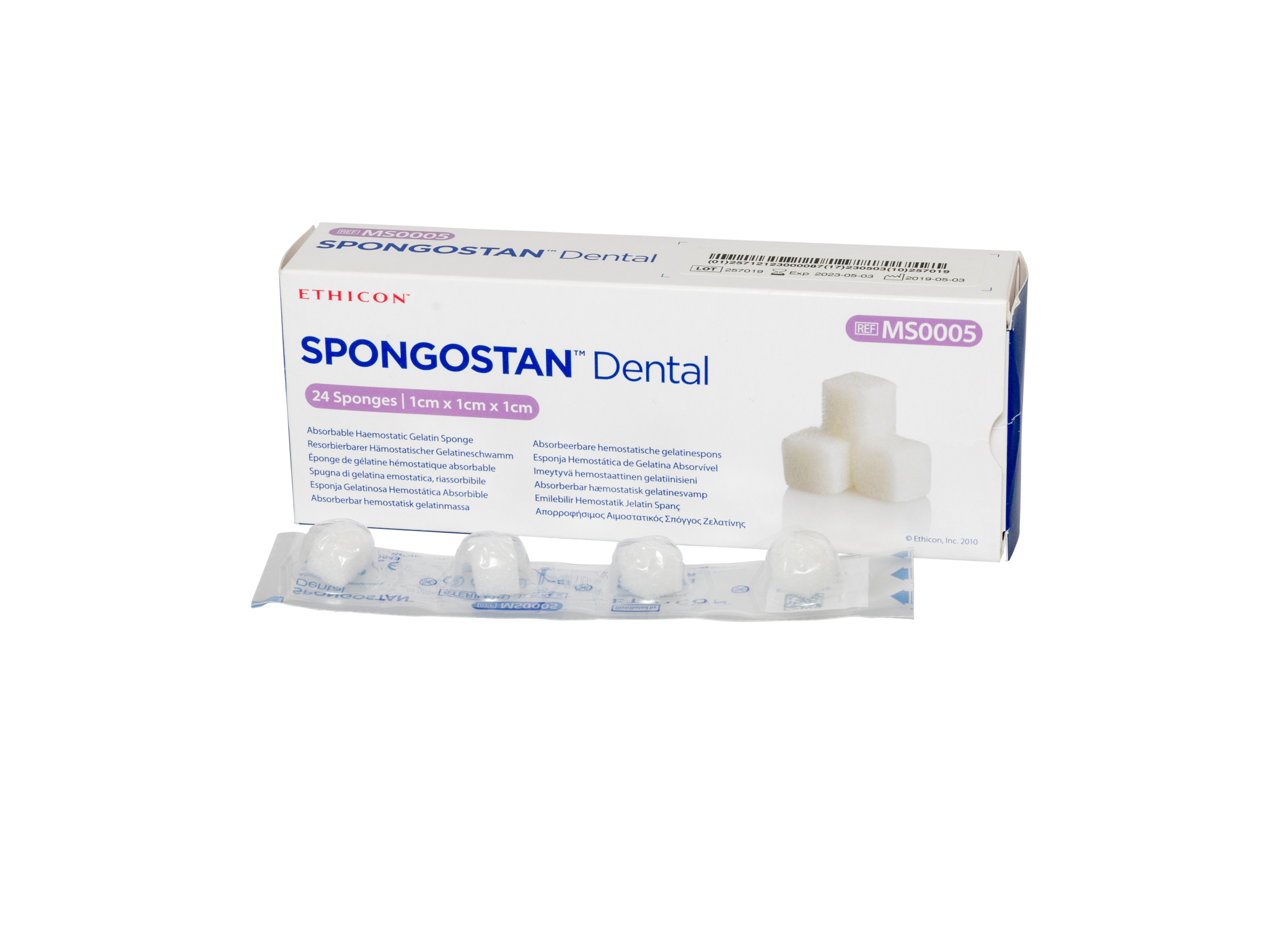 SPONGOSTAN™ Sponge Dental, MS0005 Archives Ferrosan Medical Devices